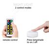 Remote Control Dimming Night  Light Timing Tap Control Closet Lamp With Adhesive Tape For Home