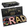 Graduation Party Favors Gift Box 2026 Self-Fillable Letter Shaped Keepsake for Snacks Cash Holder Gifts Flowers DIY High School College Friends