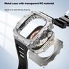 Klasická luxusná modifikačná súprava pre Apple Watch Ultra 2 49mm Puzdro z nehrdzavejúcej ocele Pre IWatch 9 8 7 6 45mm 44mm Krištáľové tlačidlo Športový remienok