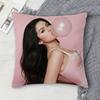 SSelena Gomez Doublesided Printed Square Decorative Cushion Cover for Sofa Living Room Home Decor