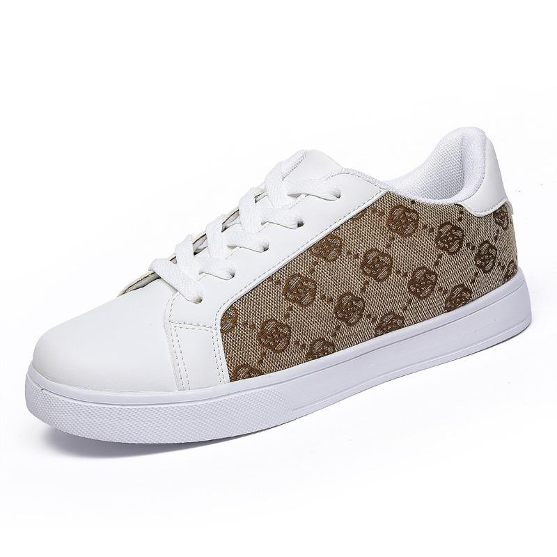 Frühling Herbst Paar Freizeitliche Board Schuhe Vielseitige Herren Damen Atmungsaktive Sneakers Damen Erhöhte Muffin Schuhe Größe 35-46