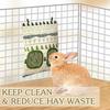 UP 3Pcs Hay Bag for Rabbits - 2-Hole Guinea Pig Hanging Hay Feeder for Rabbits, Chinchillas, Hamsters & Small Pets