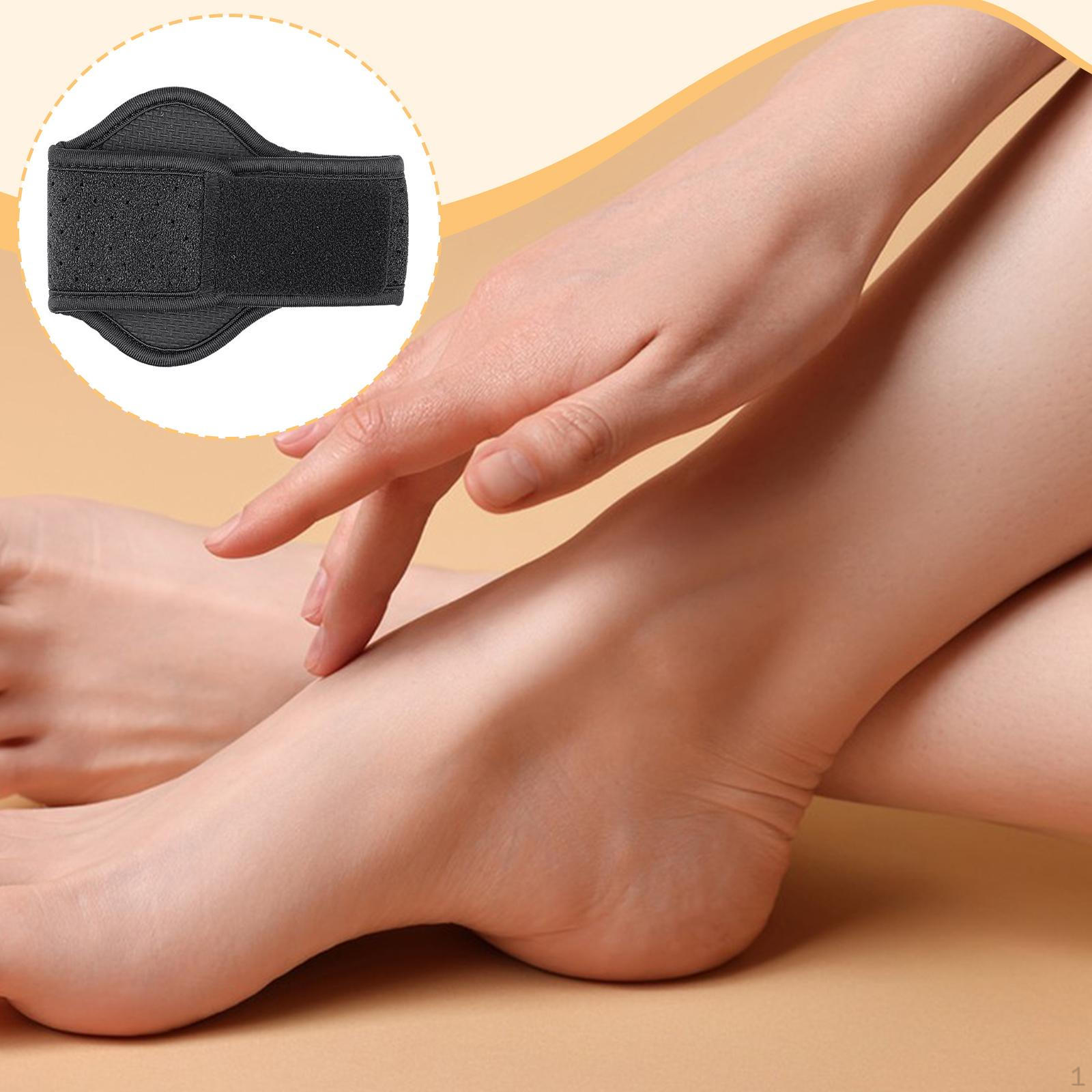 

Arch Support Brace Black Skin Friendly Professional Flat Foot Pad Orthotic for Achy Feet Problem No Hole