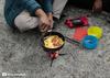 MSR Switch lightweight backpacking and camping stove system.
