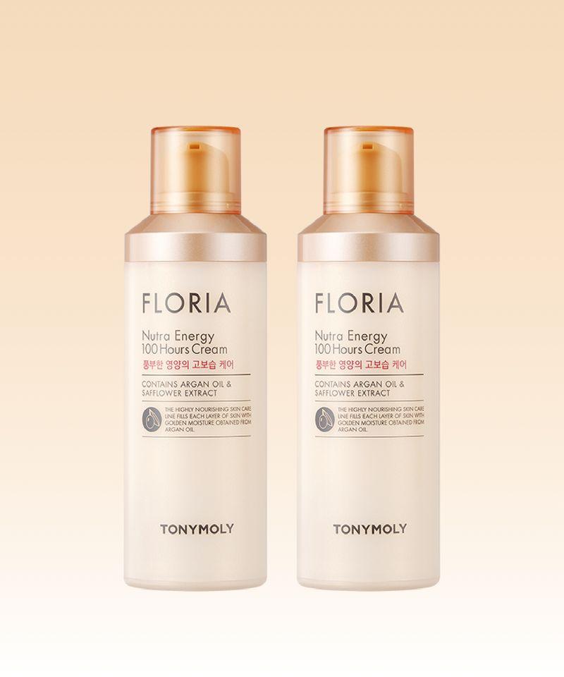 [2 Pack] (Large Size) Floria Nutra Energy 100 Hour Cream 100ml