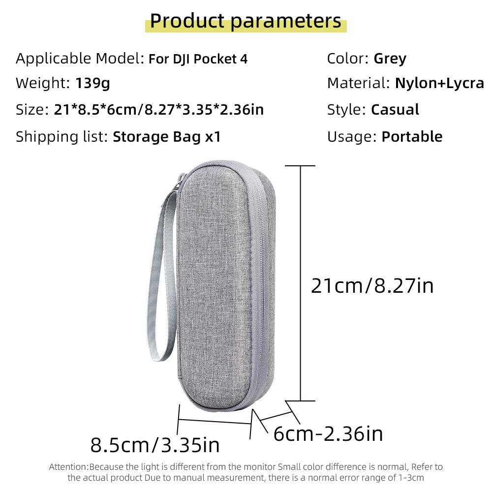 Mini Protective Bag for DJI OSMO Pocket 4 Carrying Bag Waterproof Storage Box for Dji Pocket 4 Accessories