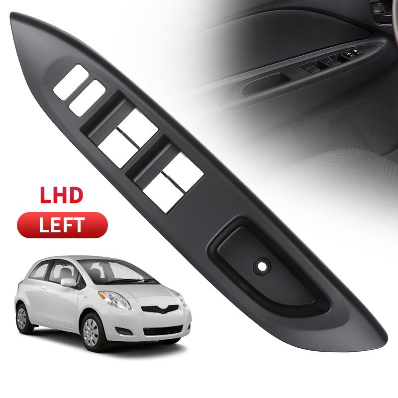 Black /Siver Power Window Switch Bezel Armrest Upper Panel For Toyota Yaris 4D Sedean/vios 2006-2016 74232-52330 Left Hand Drive