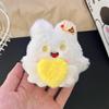 Angel Heart Rabbit Plush Doll Charm - Cartoon Pendant Bag Accessory