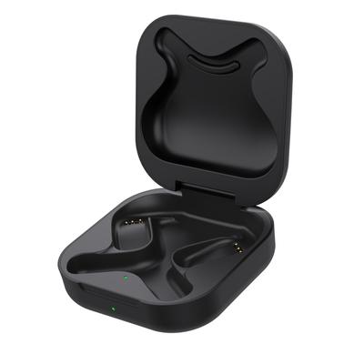 Ladeetui Ersatz für OpenFit T910 Kopfhörer ABS PC USB C Ohrhörer Etui mit LED-Anzeige Schwarz
