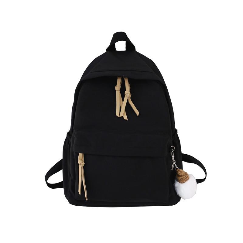Vintage Girl Schoolbag Female Style High School College Student Junior High School Student Simple Super Fire Backpack Backpack