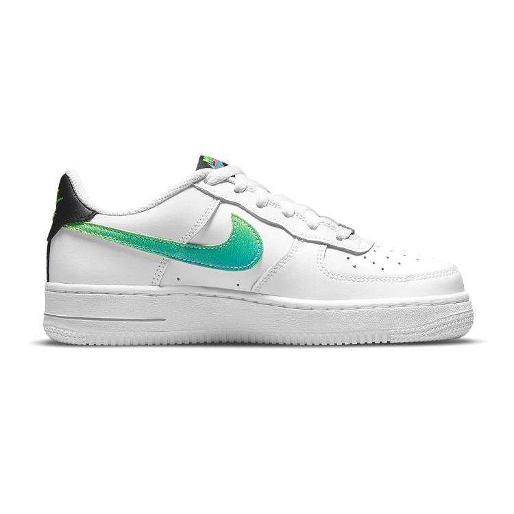 New Nike Air Force 1 Low White Aquamarine GS DJ5154-100