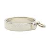 Used HERMES Ring Collier De Cyan PM EU#57 58 Silver925 5.0g Silver Studs