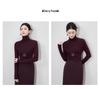 16-Needle Four-Flat Superfine Merino Wool Solid Turtleneck Knitwear: Simple, Versatile, and Close-Knit Design