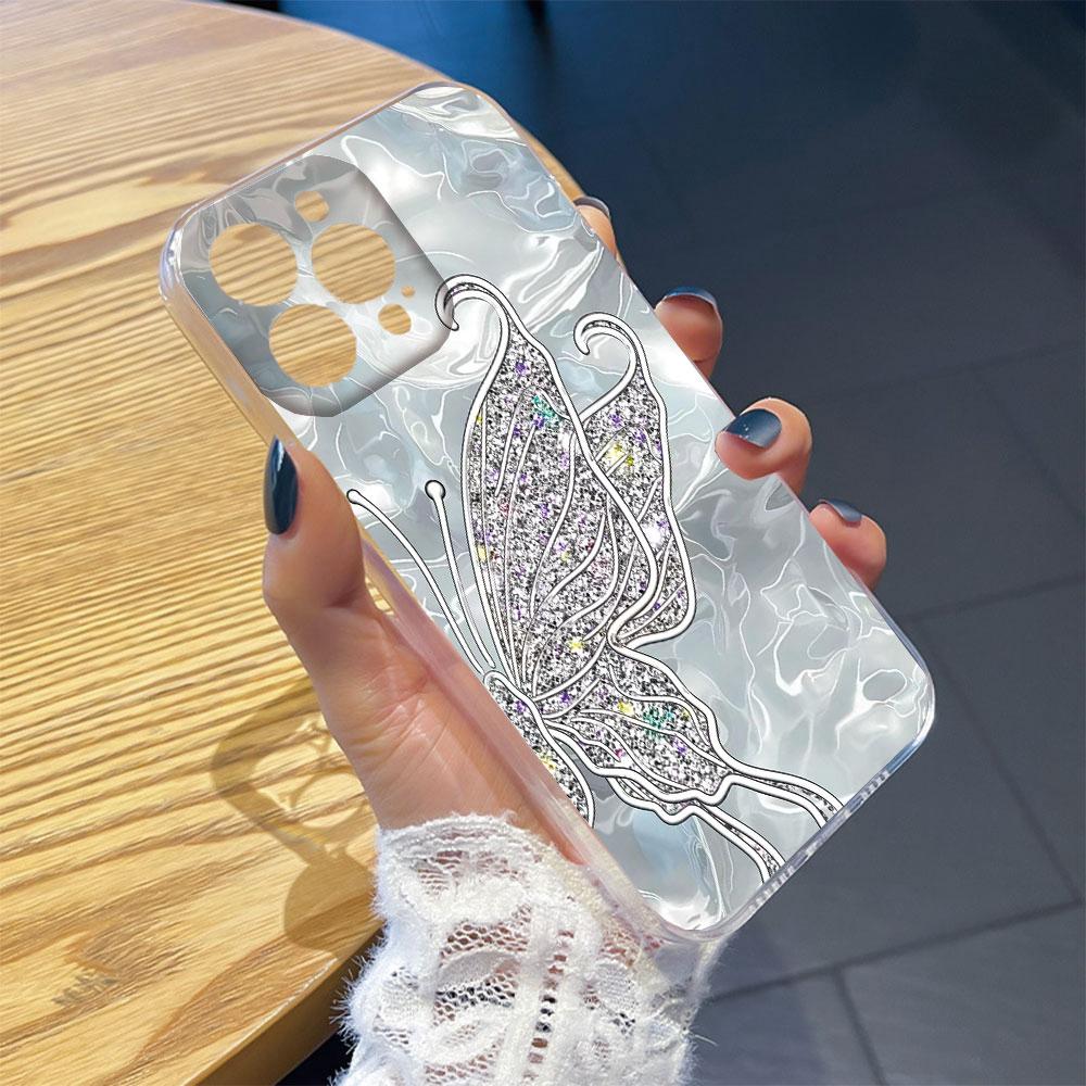 For iphone 13 Pro Max 11 12 Pro White Leopard Marble Artistic Women Phone Case Transparent Clear Silicone Shockproof Soft Cover