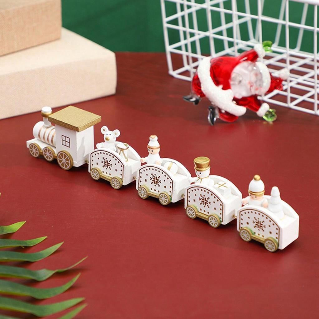 1pc Charming No-Power Christmas Train Decor: Perfect for Desktop & Living Room, Enhances Festive Atmosphere
