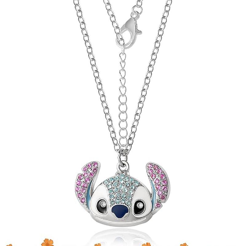 Whimsical Sparkling Cartoon Drip Oil Jewelry Set With Lovely Necklace Bracelet And Earrings For Fashionable Gift Giving