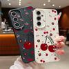 Cherry Fruits Case For Samsung Galaxy A56 A55 A54 5G A53 A52 A14 A34 A15 A25 A35 A16 A26 A36 S21 FE S22 S23 S24 S25 Ultra Capa