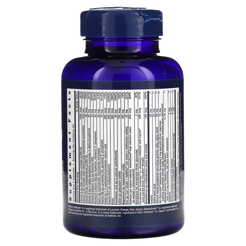 Life Extension Two-Per-Day Multivitamin für Personen ab 50 Jahren, 60 Tabletten, 1 Einheit