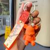 Teddy Cartoon Angel Bear Keychain Resin Cute Keyring Perfect For Celebrations And Gifts