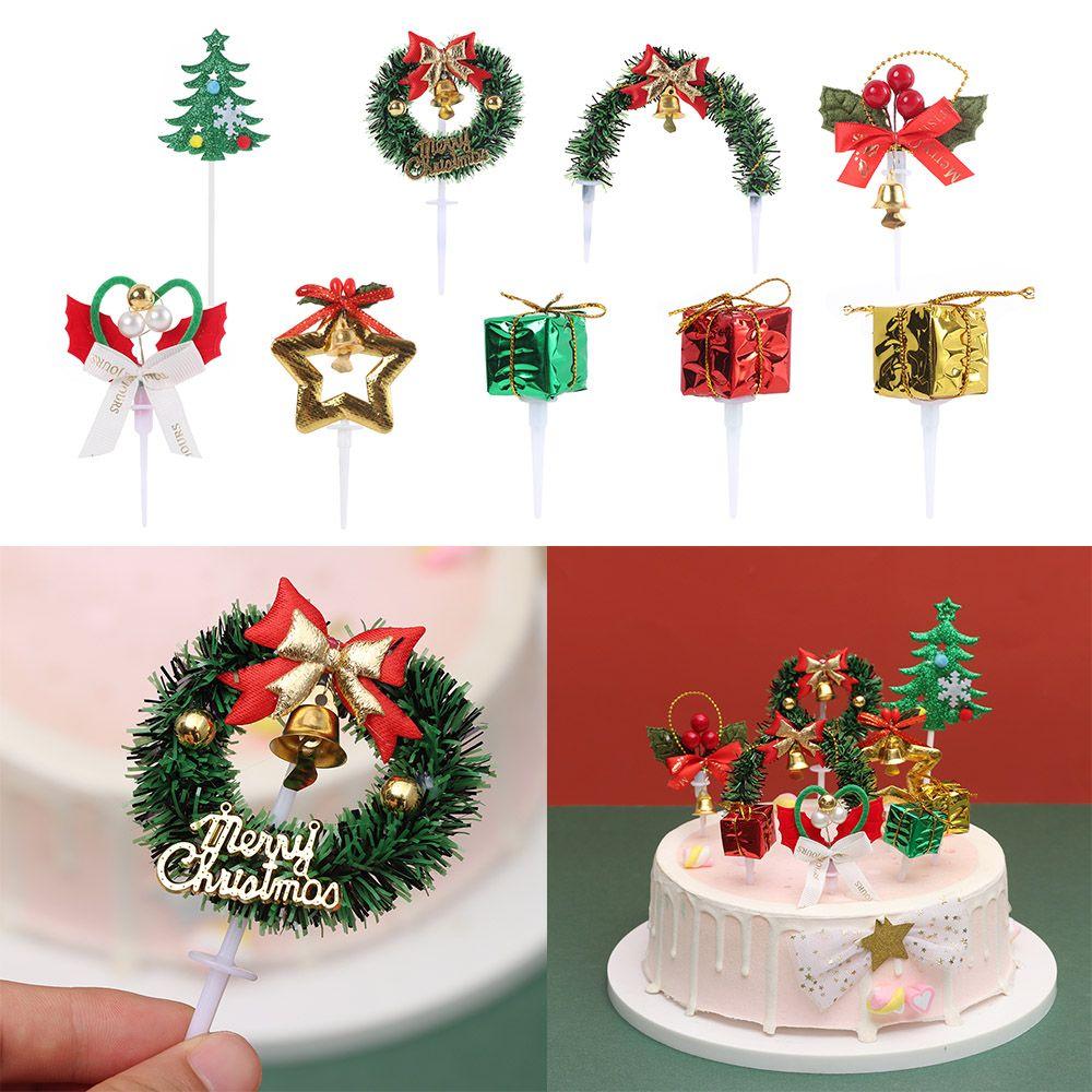 

Cupcake Grass Circle Party Decoration Holiday Celebration Christmas Ornament Wreath Cake Topper