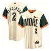Embroidered Baltimore Orioles Baseball Jersey 2 Henderson Mens Sports Shirt Running