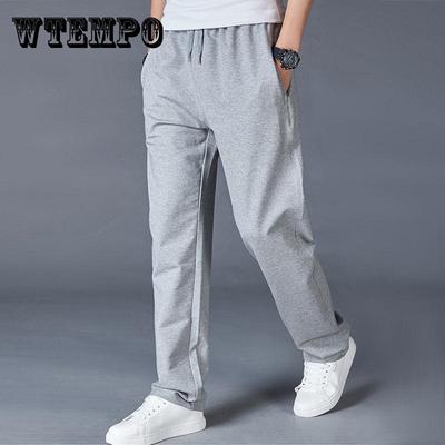 Herren Übergröße Sporthose Gerade Locker Geschnittene Freizeithose Allround-Hose Frühling und Herbst