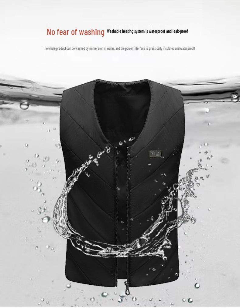 Smart Heated Vest: Electric Heated Winter Top for Men and Women