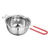 304 Stainless Steel Chocolate Melting Pot Heat Resistant Handle Candle Making Pot  Baking Tool