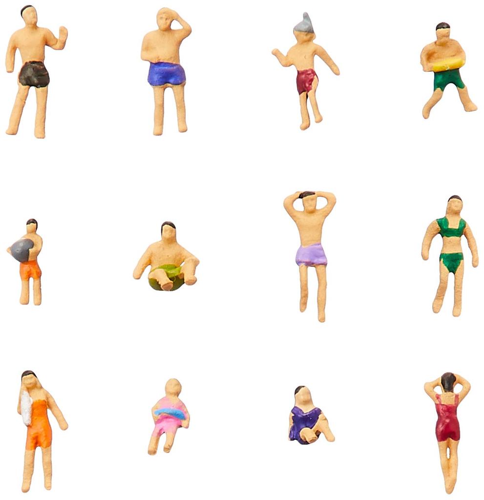 TOMYTEC Diorama Collection: The Human 118: People At the Beach, Diorama Supplies