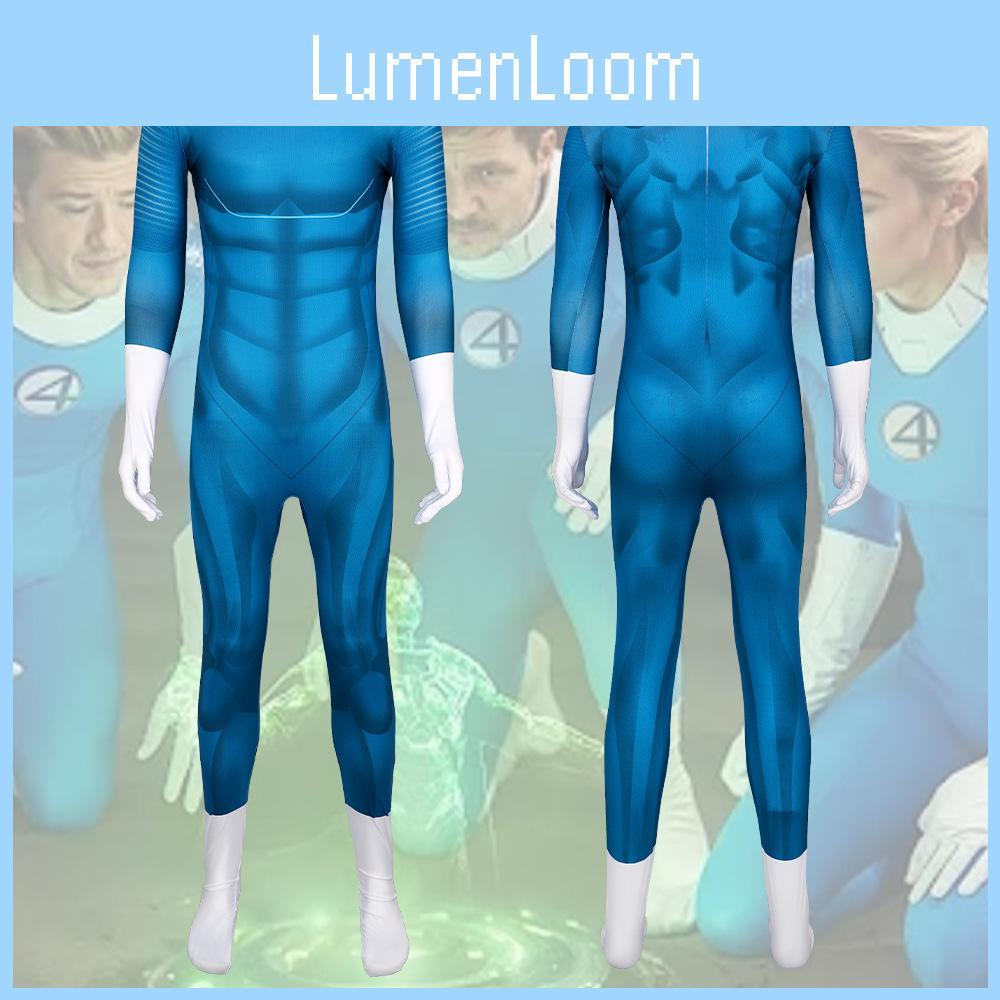 Fantastic Four The First Steps Team Uniform Jumpsuit Cosplay Costume Tight