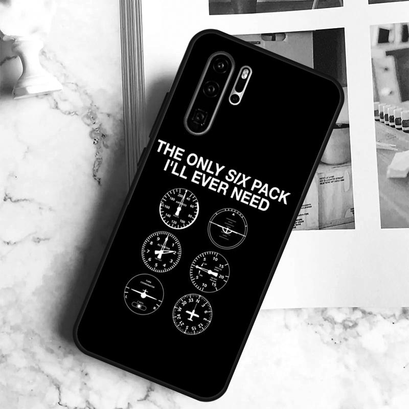 Aviation Aeroplane Pilot Cockpit For Huawei Nova 12i 12s 11i 8i Y73 Y72 Y61 Y91 Y90 Y70 Y60 9 10 SE P30 P40 Lite P60 Pro Case