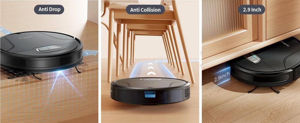 Honiture G20 Pro Robot Vacuum Cleaner 4500Pa 180min Runtime Smart Navigation Comprehensive 3-in-1 Cleaning