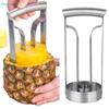 Stainless Steel Pineapple Corer and Slicer, Easy-to-Use Pineapple Peeler and Core Remover Tool for Fruit Preparation