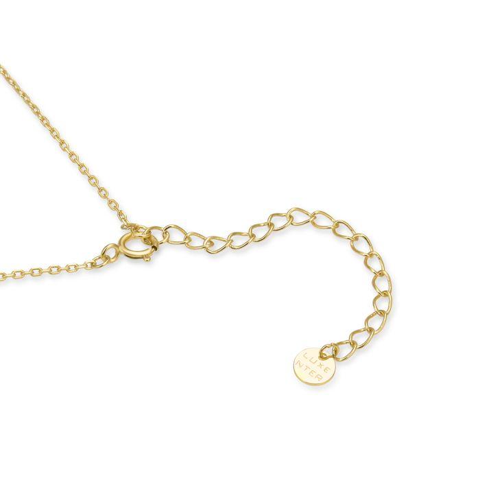 Collier - LUXENTER - Thilak - Argent 925 - Zircon Multicolore - Or Jaune 18K