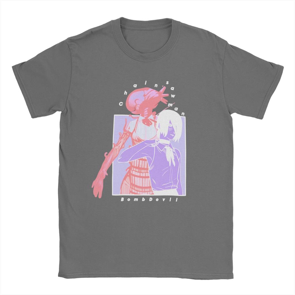 Chainsaws man Rezes Cotton T Shirt For Men Beach  Vintage T Shirts Comfortable Harajuku Tee Shirt Oversized Cheap Tops