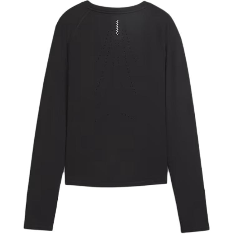 Puma Run Cloudspun Long Sleeve Running Top Women tops Black 524962-01