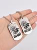 Stainless Steel Key Chains and Necklaces, Car Compasses, Engraved Badges, Ideal Gift for Men, Couples, Boyfriend, Family & Friends