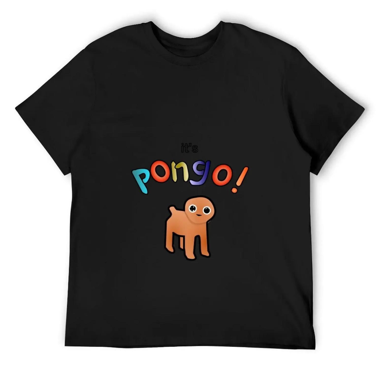 

It s Pongo! T-Shirt graphic shirts fashion shirts oversized graphic tee mens big and tall t shirts XXXXXL чёрный