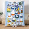 1pc Miffy3 Blanket, Gift, for Men and Women, Soft Blanket, Good for Sofa Bed Couch Travel, Lightweight Flannel Blanket