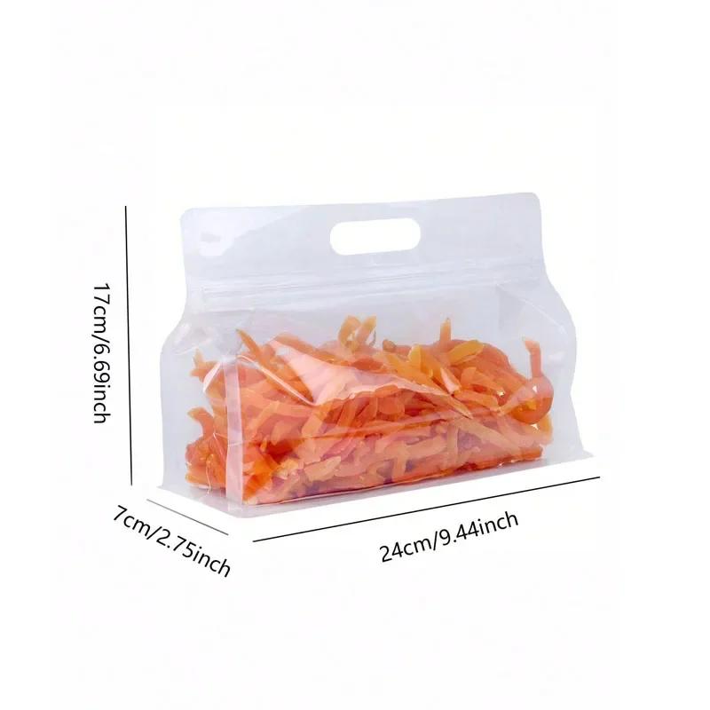 3pcs Food Storage Containers Leakproof Containers Reusable Stand Up Zip Shut Bag Cup Fresh Bag Food Storage Bag Fresh Wrap