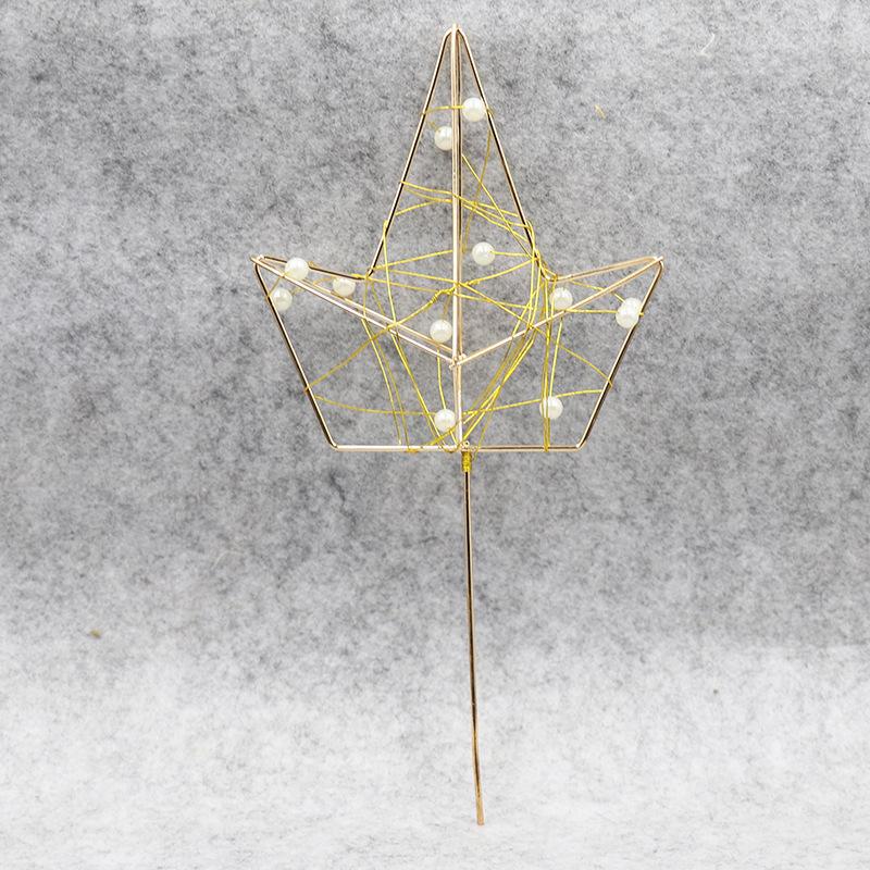 Queen Crown Cake Decoration with Lace, Pearls, and Baby's Breath for Birthdays