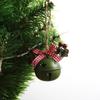Christmas Iron Round Bell Decoration Accessories Twine Holly Berry Christmas Bell Pendant