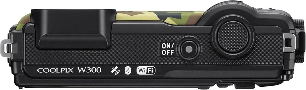 [Refurbished] Nikon COOLPIX W300 GR Camouflage Digital Camera, Waterproof, Japan Exclusive, 180-Day Warranty