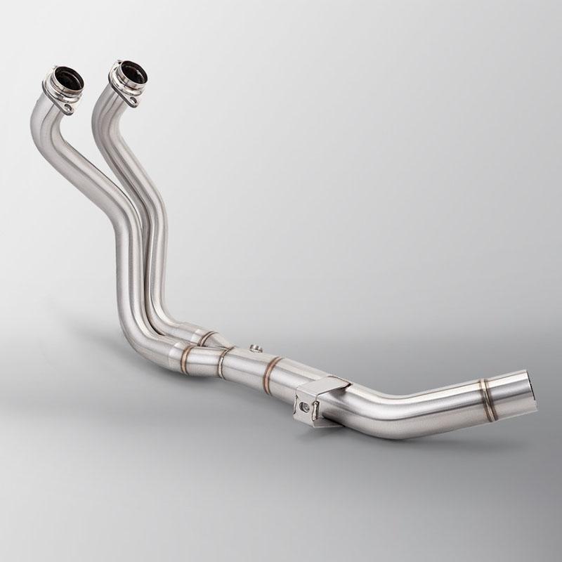 For Yamaha Tenere 700 2019-2025 Motorcycle Exhaust Header Pipe with Heat Shield Slip-On Mid Link Pipe Escape Moto