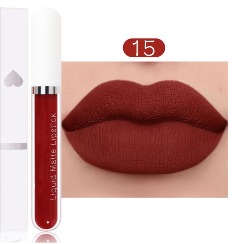 Matte Velvet Lipstick  Lip Gloss Long Lasting Non-marking Red Sexy Waterproof Liquid Lipsticks Lip Makeup Cosmetics