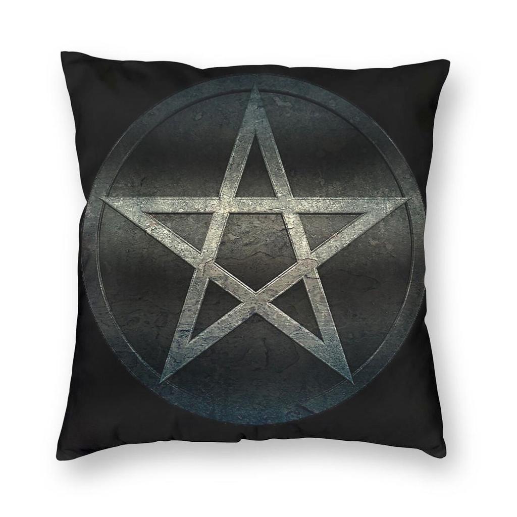 Pentagram Ashes To Ashes Square Pillowcase Polyester Linen Velvet Pattern Zip Decorative Pillow Case Home Cushion Cover x