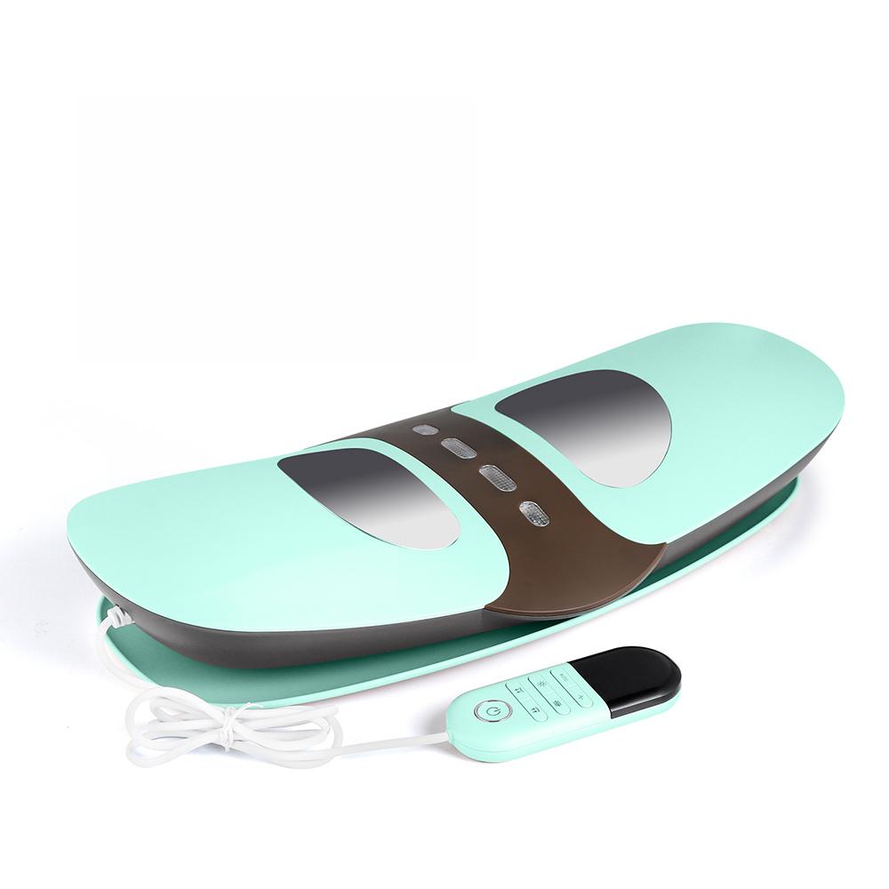 

Электрический массажер для вытяжения поясницы, регулируемый вибрационный массажер для вытяжения поясницы, поддержка поясничного отдела позвоночника, машина для массажа спины зелёный