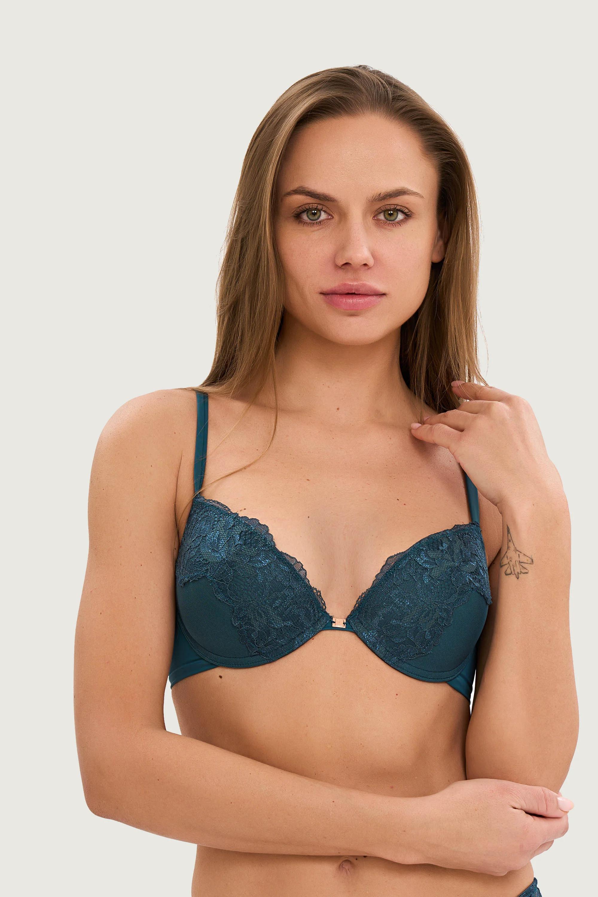 

Бюстгальтер push-up Lormar (81728) 80B зелений