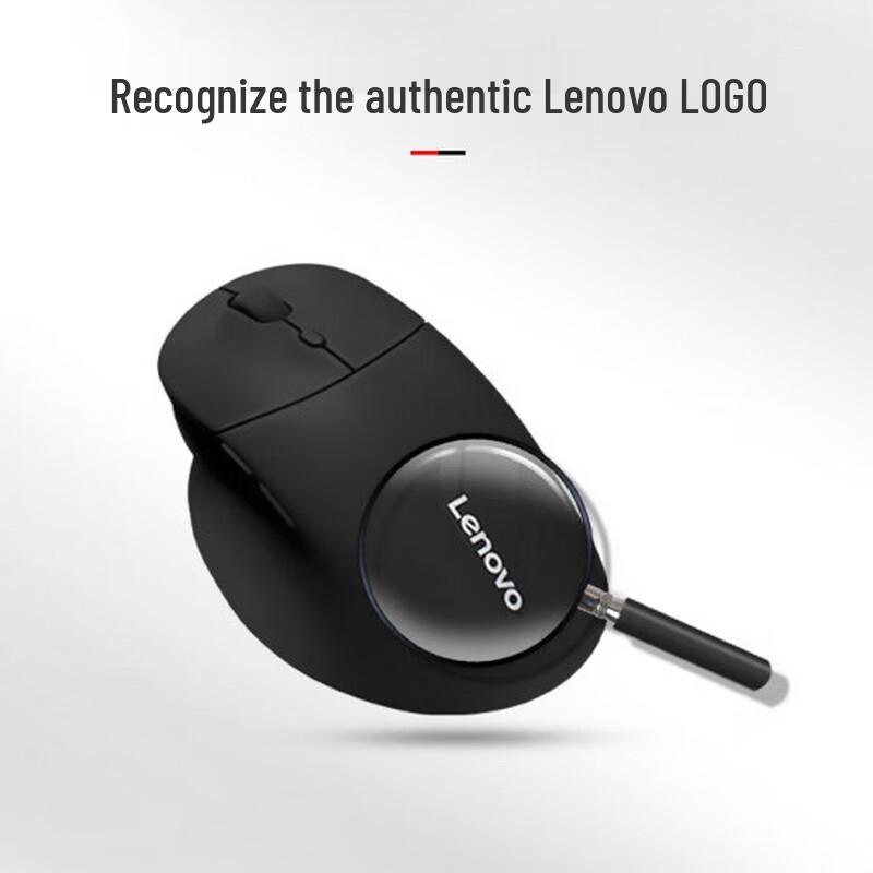 Lenovo M27 Silent Ergonomic Dual-Mode Wireless Mouse