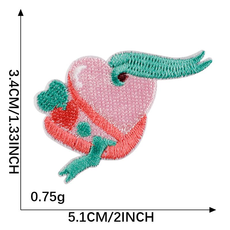 Cartoon Animal & Fruit Embroidered Patch for DIY Accessories and Handbooks